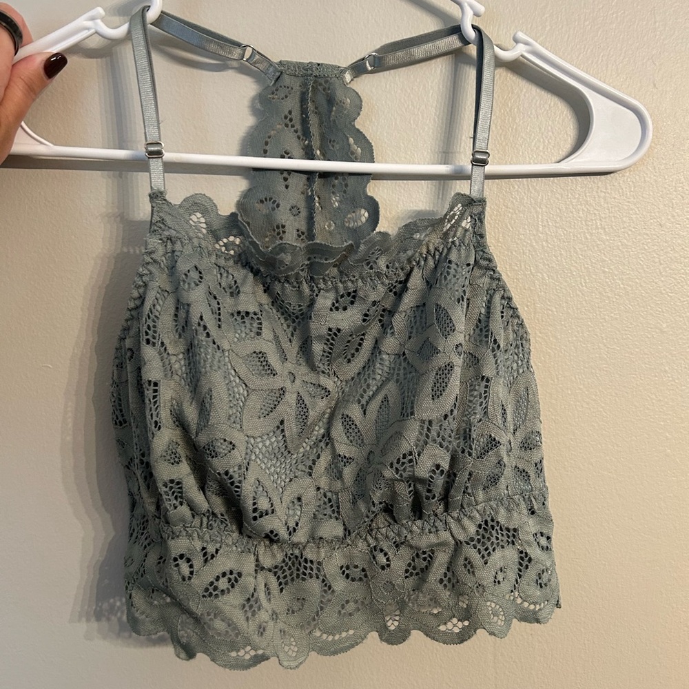 Lace crop top